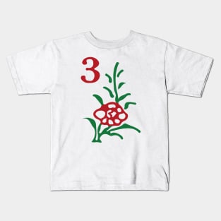 Season Flower Hua 3 Chrysanthemum 菊 Tile. It's Mahjong Time! Kids T-Shirt